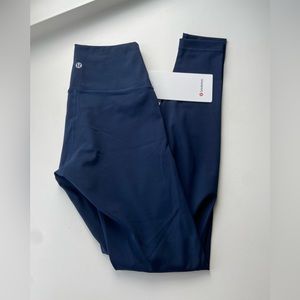 Lululemon Wunder Under HR Tight 28” Navy Blue Size 4